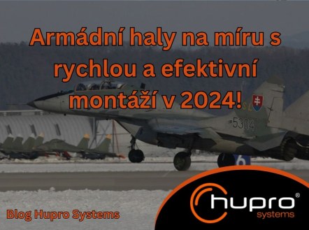 Obrázek k aktualitě Armádní haly na míru s rychlou a efektivní montáží v 2024!